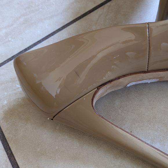 CHRISTIAN DIOR Patent Leather Pumps Size 37.5 Authentic CD Shoes - Picture 9 of 16